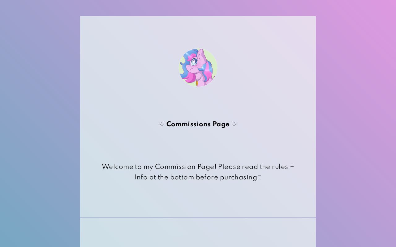 Flutter Paws Commissions